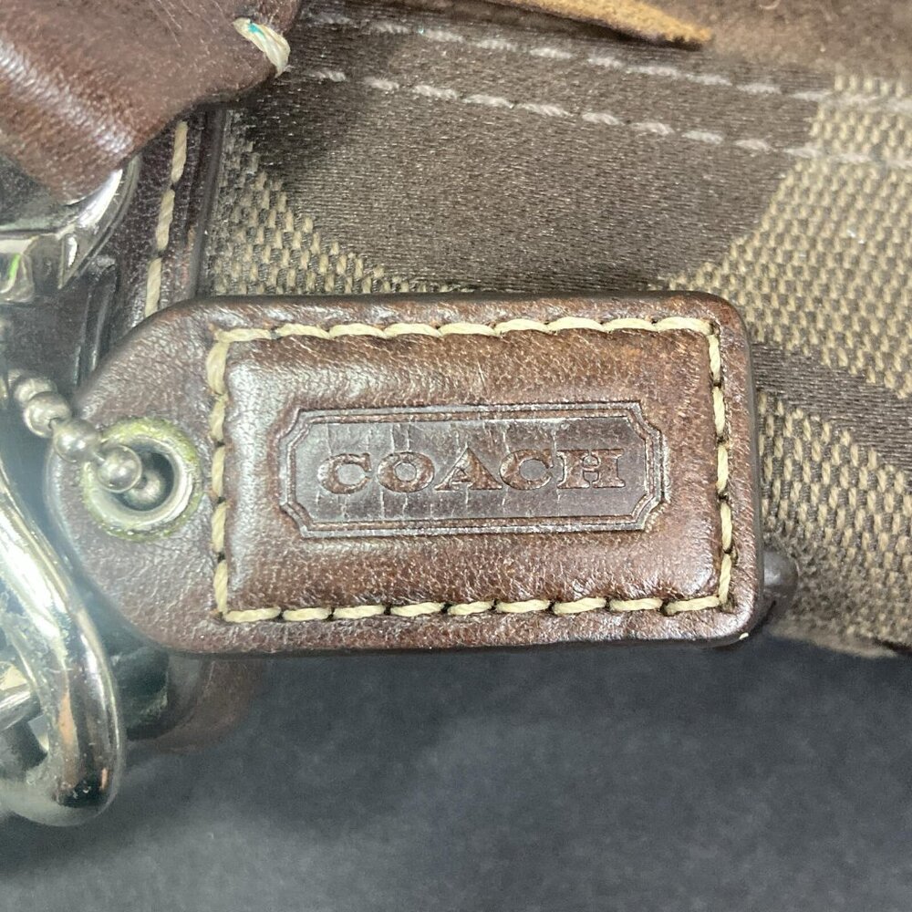 Coach Crossbody Brown Signature Python Patent Lea… - image 6